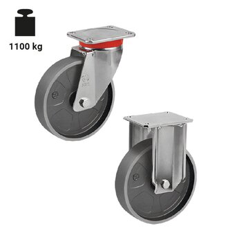 TR-69-EP-Roues avec montures pour charges extra-lourdes